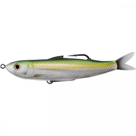   Livetarget Shiner Walking Bait Metallic Lemon Lime 11,5cm 14gr Przynęta gumowa