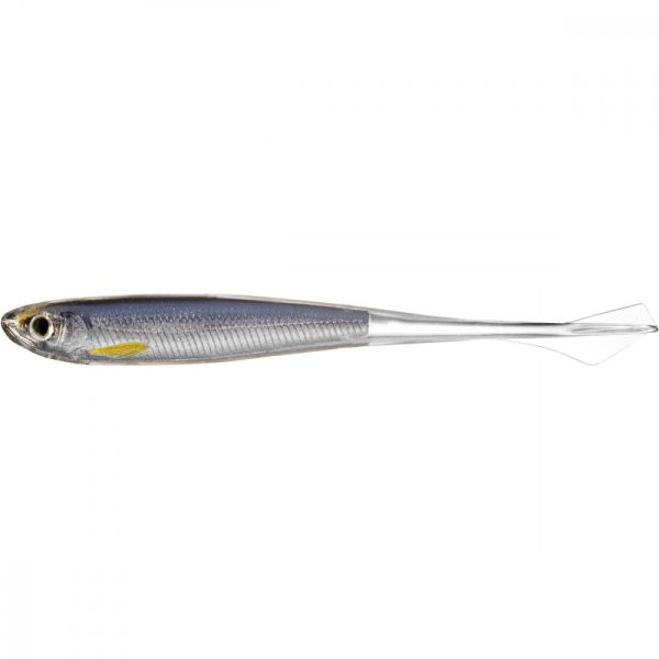 Livetarget Ghost Tail Minnow Dropshot Bait Silver/Smoke 9,5cm Przynęta gumowa