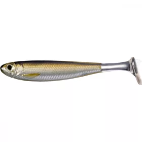   Livetarget Slow-Roll Shiner Paddle Tail Silver/Brown 10cm Przynęta gumowa 4 szt.