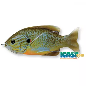   Livetarget Sunfish Walking Bait Természetes/Kék Tökfejű Naphal 7,5cm 12gr Naphal Műcsali