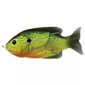   Livetarget Sunfish Walking Bait Fluoreszkáló Tökfejű Naphal 7,5cm 12gr Naphal Műcsali