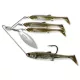 Livetarget Minnow Spinner Rig Sötét Borostyán/Arany Kicsi 11gr Villámpergető