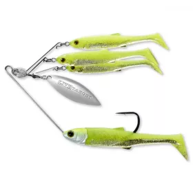   Livetarget Minnow Spinner Rig Citromzöld/Ezüst Kicsi 11gr Villámpergető