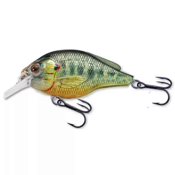 Livetarget Pumpkinseed Flat-Side Squarebill Metaliczny Połysk 6cm 7gr Pływający Wobler