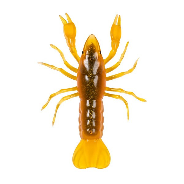 Livetarget Crawfish Un-Rigged Orange-Green 9,7cm Tonący Rak Gumowy 4szt