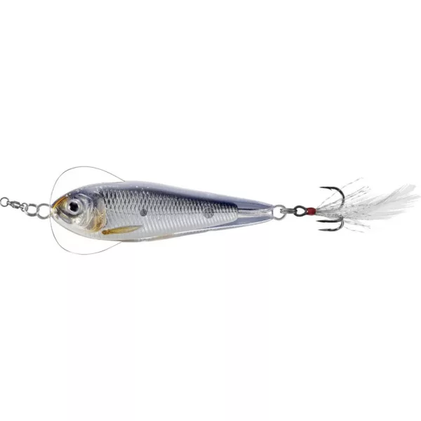 Livetarget Błystka jigowa Flutter Shad Srebrno-Czarny 7cm 28gr Błystka wahadłowa