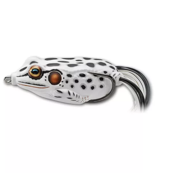 Livetarget Béka Walking Bait Albínó-Fehér 6,5cm 21gr Úszó Béka Utánzat