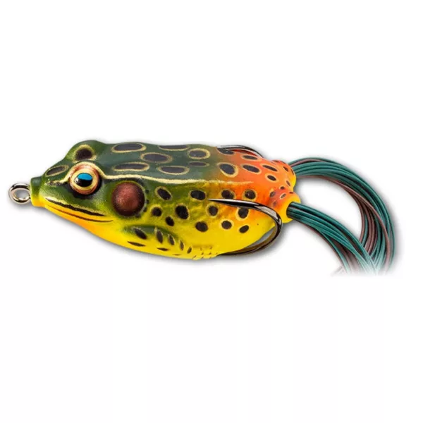 Livetarget Béka Walking Bait Smaragd-Piros 6,5cm 21gr Úszó Béka Utánzat