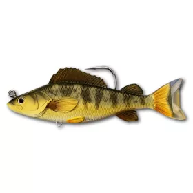   Livetarget Yellow Perch Swimbait Gold-Olive 11,3cm 21gr Plastikowa Przynęta