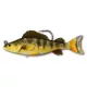 Livetarget Żółty Okoń Swimbait Złoto-Oliwkowy 13,4cm 35gr Plastikowa Przynęta