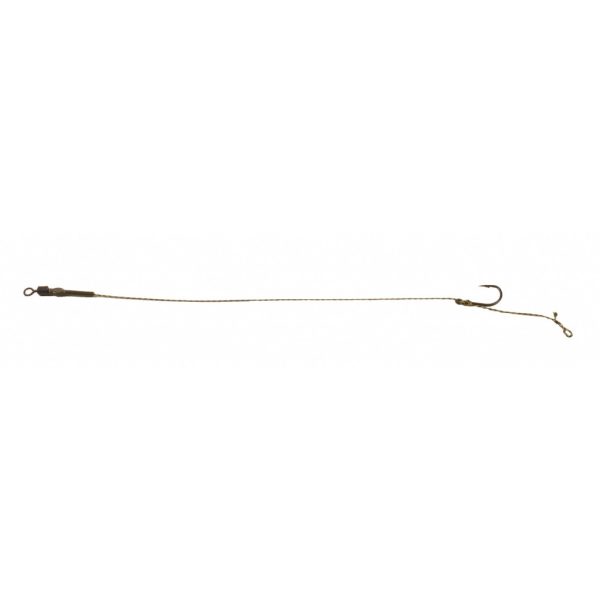 Mivardi Classic Boilie 1 z oczkiem, z zadziorem, haczyk z przyponem 2 szt.