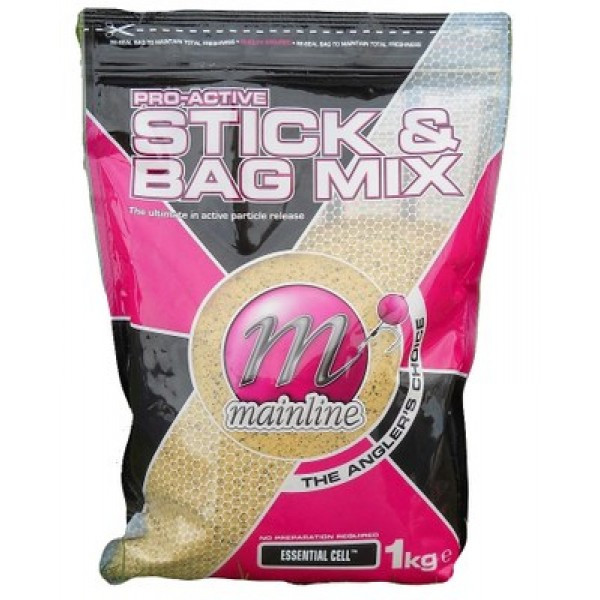 Mainline Pro Active Bag & Stick Mix Essential CellTM Alapmix 1kg