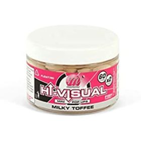  Mainline High Visual Mini Pop-ups Milky Toffee 10 mm - przynęta haczykowa pływająca
