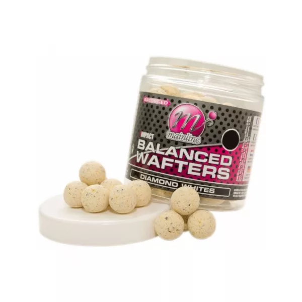 Mainline High Impact Balanced Wafters Diamond Whites - 18mm - kulka proteinowa wafters