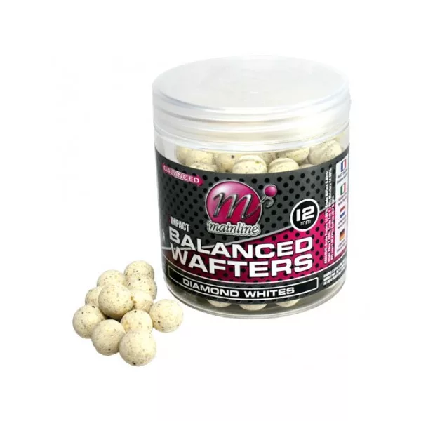 Mainline High Imp. Zbalansowane Waftersy Diamond Whites - 12mm - wafters