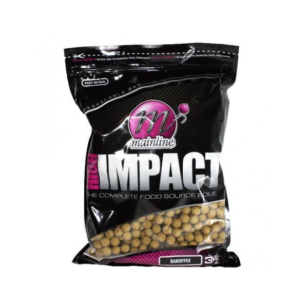 Mainline High Impact Boilies Banoffee - 15mm - 3 kg - kulka zanętowa