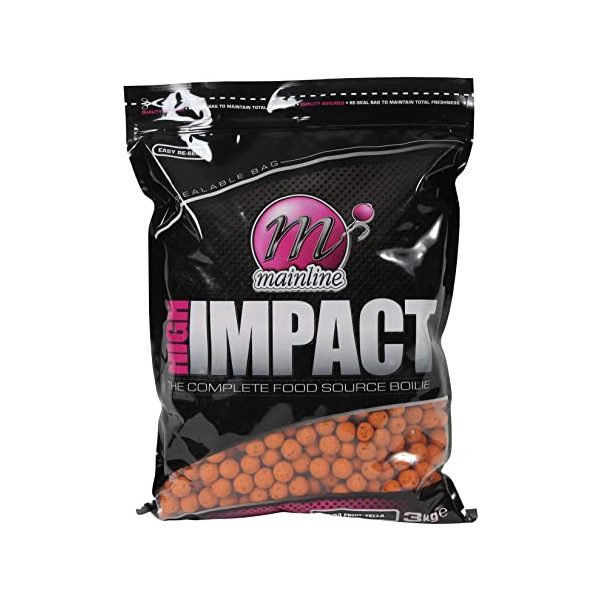 Mainline High Impact Boilies Fruity Tuna 15mm, 3 kg - kulka zanętowa