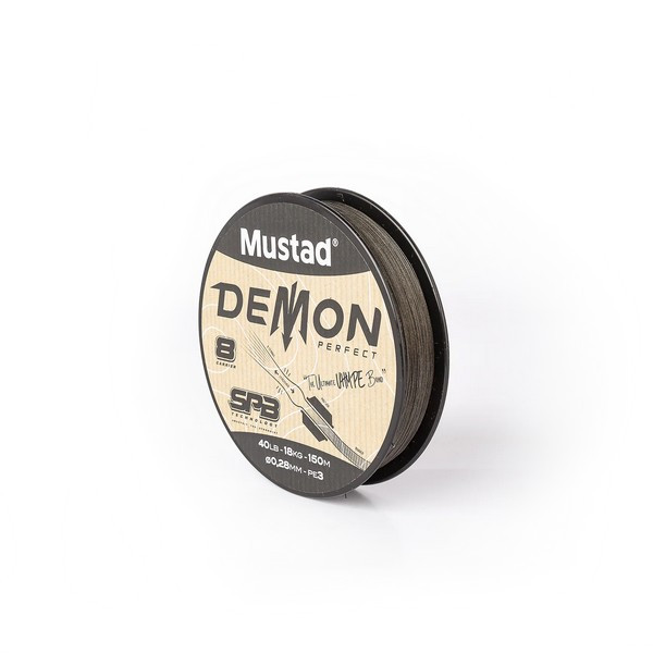 Mustad Demon Perfect Braid Aligátor Zöld 0,25mm 150m Fonott Főzsinór