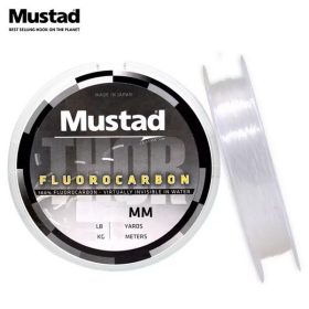 Mustad Thor FC Leader 30m 80lb Transparentny Przypon