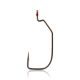 Mustad Assault Wide Gap 1/0 6db Offset Horog
