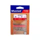 Mustad Ruthless Eyed 3/0 Haczyk z uszkiem, zadziorowy 6szt