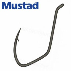   Mustad Ultra Np Single Catfish Black Nickel 8/0 3 szt. Haczyk z oczkiem, z zadziorem na sumy