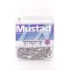 Mustad O'Shaughnessy Nierdzewna Stal 2/0 Z Oczkiem, Z Zadziorem Hak 7 szt.