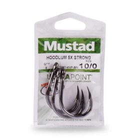   Mustad Live Bait 5 Ex Strong 6/0 Haki z oczkiem, z zadziorem 5db