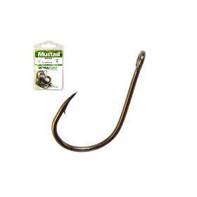 Mustad Big Gun 2/0 z oczkiem, hak z zadziorem 8 szt.