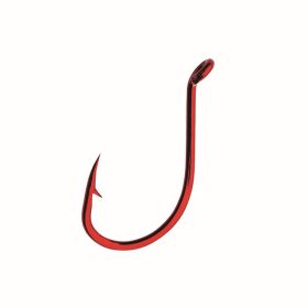   Mustad Beak Big Red 1, 10 szt. Z oczkiem, z zadziorem, na suma