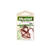 Mustad Beak Big Red 4 z oczkiem, hak z zadziorem 12 szt.