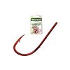Mustad Red Baitholder 8 Hak wędkarski z oczkiem i zadziorem 14 szt.