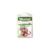 Mustad Czerwone Baitholder 6 Haczyk z oczkiem, z zadziorem 14szt