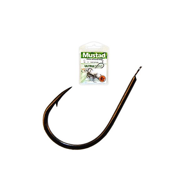 Mustad Chinu Allround Hook 1 Z Łopatką, Z Zadziorem Haczyk 12db