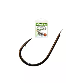   Mustad Chinu Allround Hook 1/0 Z Łopatką, Z Zadziorem Haczyk 12db