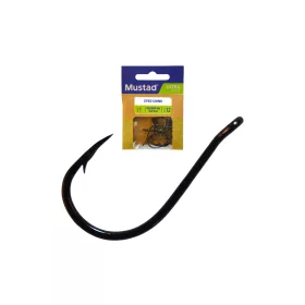 Mustad Eyed Chinu 4 Haczyk z oczkiem, zadziorowy 12szt.