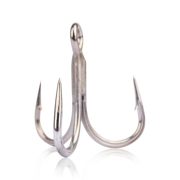 Mustad Un Inline Treble 5X Strong Titan Steel 3/0 Trójhak 4szt