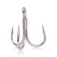 Mustad Un Inline Treble 5X Strong Titan Steel 6/0 Trójhak 3szt