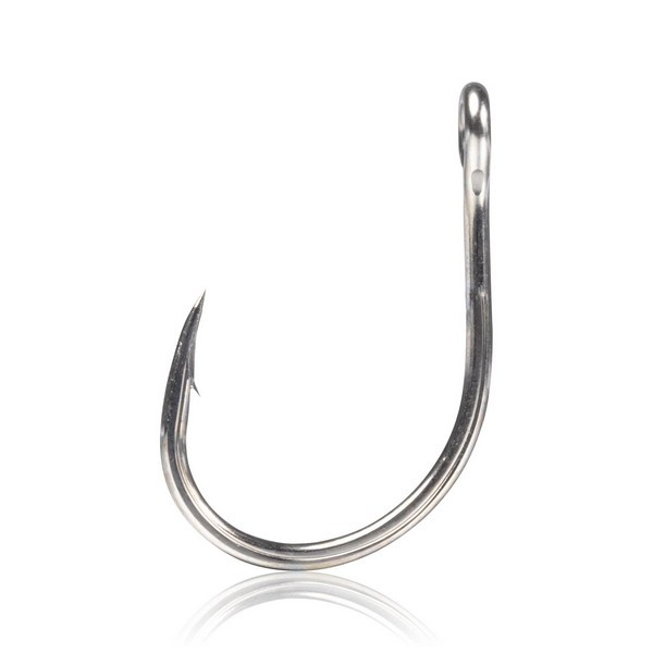 Mustad Kaiju Single Ring Titan Steel 1 Haczyk z oczkiem i zadziorem 10szt
