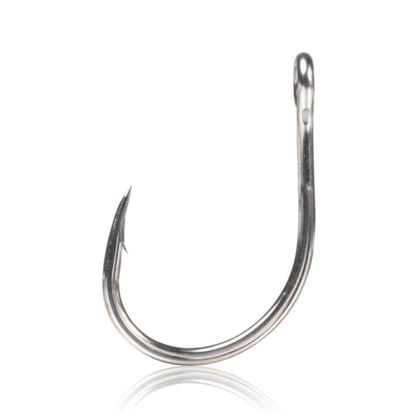 Mustad Kaiju Single Ring Titan Steel 9/0 Haczyk z oczkiem i zadziorem 3szt