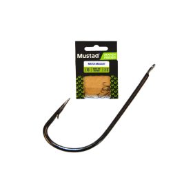   Mustad Ultra NP Match Maggot 14 Płaski haczyk, z zadziorem 15szt.