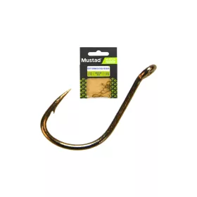   Mustad Ultra NP Out Turned Eyed Feeder 14 Haczyk z oczkiem, zadziorowy 15szt