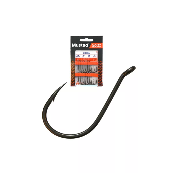 Mustad Carp Chodda 6 Hak karpiowy z oczkiem, z zadziorem 12db