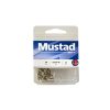 Mustad Long Shank Beak Nickel 3/0 Z uszkiem, Z zadziorem Hak 25 szt.