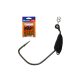 Mustad Infiltrator Weighted 14gr 8/0 Obciążony hak offsetowy 2szt