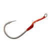 Mustad Hoodlum Speed Single 10/0 Łopatkowy Z zadziorem Hak Z przyponem asystującym 2 szt.
