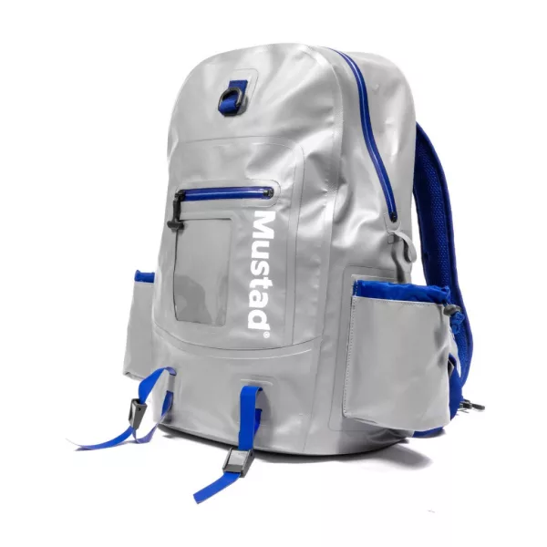 Mustad Daybreak Dry Traditional Back Pack 30l Szary-Niebieski Wodoodporny Plecak