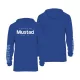 Mustad Blue Brand Longsleeve UV z kapturem M Koszulka z długim rękawem