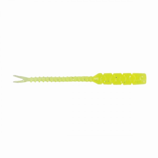 Mustad Aji Hellgramit 5,08cm Átlátszó Chartreuse Plasztik Csali 12db