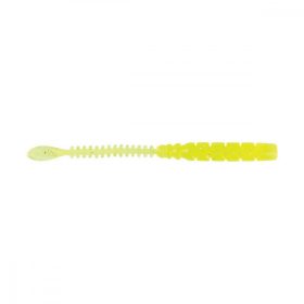   Mustad Aji Beaver Tail 6,35cm Clear Chartreuse Przynęta plastikowa 12 szt.